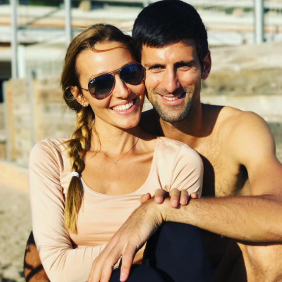 Novak Djokovic et sa femme Jelena, parents d'un petit Stefan né en octobre 2014, attendraient leur 2e enfant pour le mois d'août 2017 selon le tabloïd serbe <em>Blic</em>. Photo Instagram publiée pour les fêtes de fin d'année 2016.