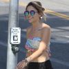 Exclusif - Paris Jackson est allée se faire un tatouge chez Tattoo Mania à West Hollywood, le 2 septembre 2017.