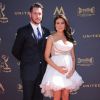 Grant Turnbull et sa femme Nadia Bjorlin enceinte à la 44ème soirée annuelle Emmy Awards à Pasadena, le 30 avril 2017 © Birdie Thompson/AdMedia via Zuma/Bestimage