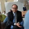 Semi-exclusif - L'ex-président François Hollande visite les locaux de sa fondation "La France s'engage" situés au campus de la station F à Paris le 6 septembre 2017. © Veeren/Bestimage
