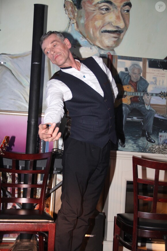 Exclusif - Patrick Dupond - Dîner privé en l'honneur de Jean-Paul Belmondo à La Chope des Puces à Saint-Ouen le 27 février 2017. © Philippe Baldini/Bestimage