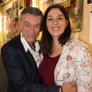 Exclusif - Patrick Dupond et Leila Da Rocha - Francis Perrin fête ses 50 ans de carrière et revient sur scène pour une soirée spéciale avec "Molière malgré Moi" au théâtre de la Gaîté-Montparnasse à Paris le 18 juin 2016 entouré de sa famille et ses amis. © Romuald Meigneux / Bestimage