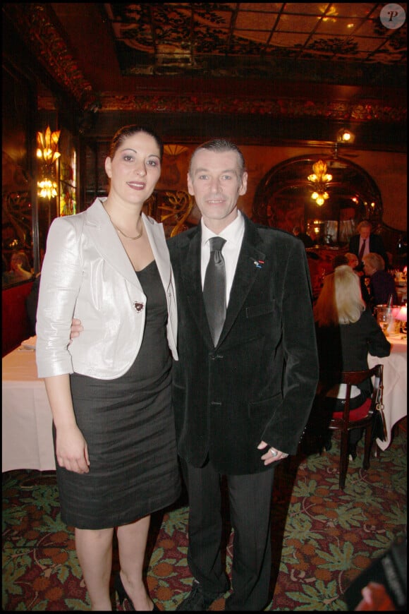 Patrick Dupond et Leila Da Rocha chez Maxim's à Paris, le 20 avril 2008