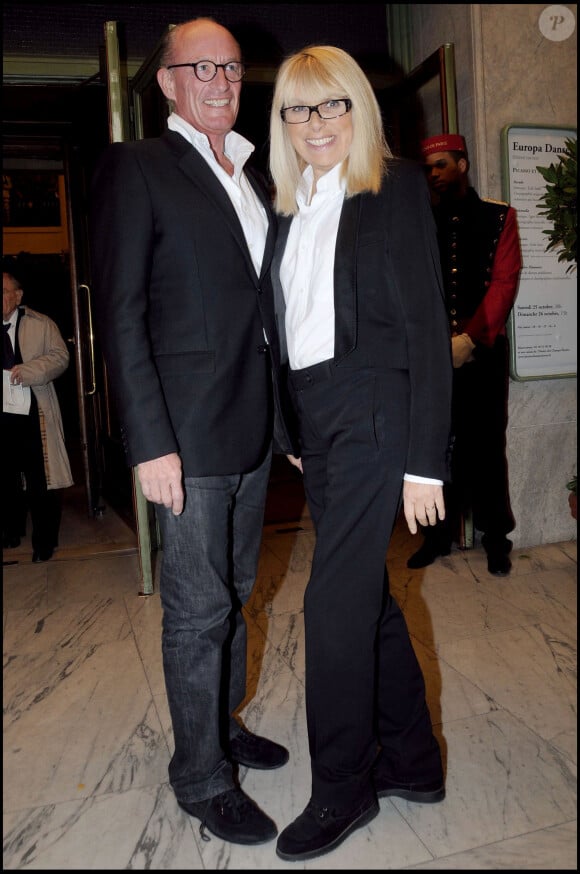 Mireille Darc et son mari Pascal Desprez - 16e gala de l'espoir du comité de Paris de la Ligue contre le cancer en 2008