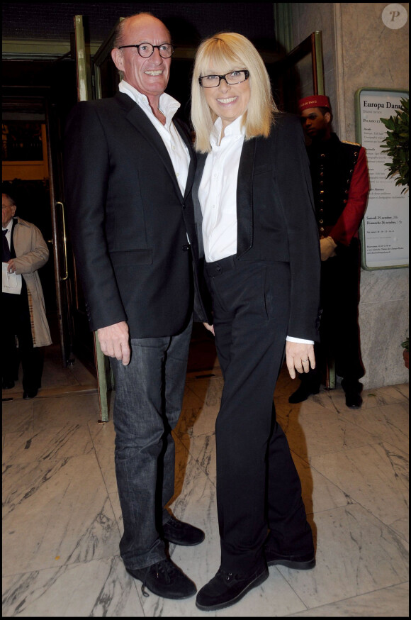 Mireille Darc et son mari Pascal Desprez - 16e gala de l'espoir du comité de Paris de la Ligue contre le cancer en 2008