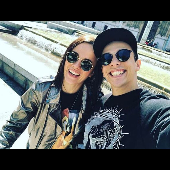 Alizée et Grégoire Lyonnet posent sur Instagram, le 16 mai 2017.