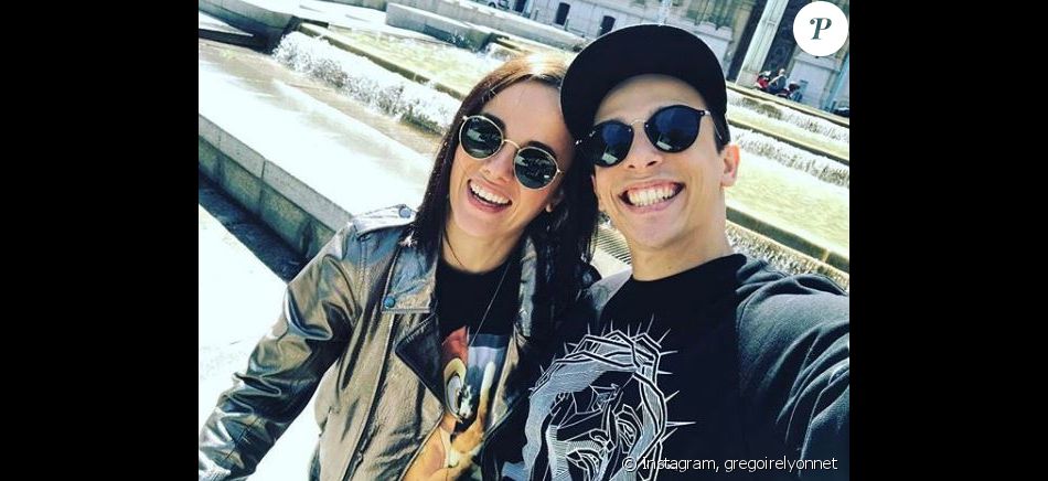 Alizée et Grégoire Lyonnet posent sur Instagram, le 16 mai 2017.