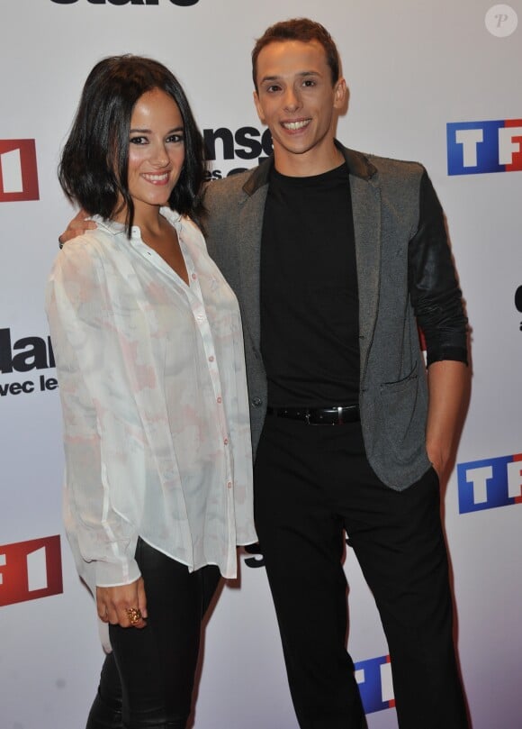 Alizee et Gregoire Lyonnet - Casting de la saison 4 de "Danse avec les stars" a Paris le 10 septembre 2013.