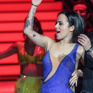 Exclusif - Alizée, Grégoire Lyonnet - Tournée "Danse avec les stars" au Zénith de Lille, le 16 janvier 2015.