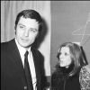 Alain Delon et la chanteuse Nicoletta à un concert de Salvatore Adamo en 1972