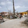 Illustration des dégâts causés par la tempête Irma sur l'île de Saint-Martin, Antilles française, France, le 12 septembre 2017. © Christophe Ena/Pool/Bestimage