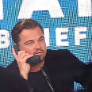 Leonardo DiCaprio au téléthon Hand in Hand organisé au profit des victimes des ouragans Harvey et Irma le 12 septembre 2017