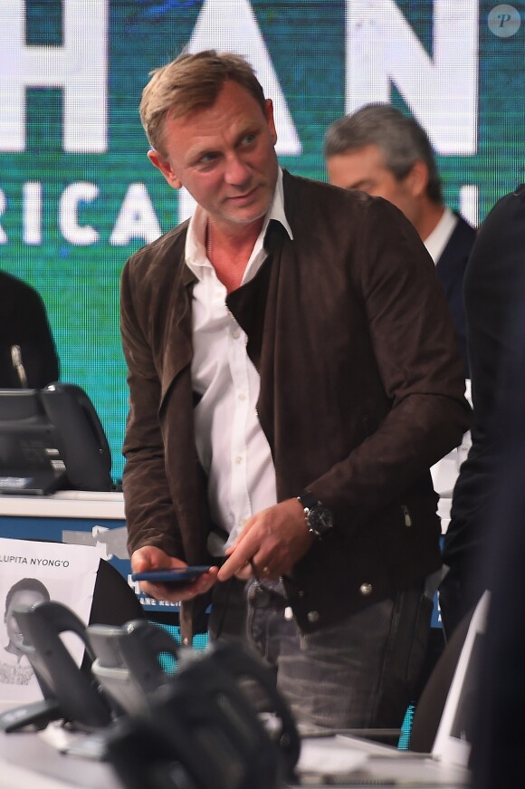 Daniel Craig au téléthon Hand in Hand organisé au profit des victimes des ouragans Harvey et Irma le 12 septembre 2017
