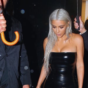 Kim Kardashian à la sortie du défilé Tom Ford à New York le 6 septembre 2017