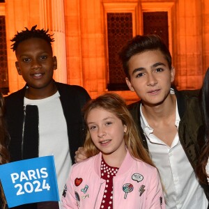 Exclusif - Kids United - Concert "Paris, À nous les Jeux!" pour fêter l'attribution des Jeux Olympiques et Paralympiques d'été 2024 sur la place de l'hôtel de ville de Paris, France, le 15 septembre 2017. © Veeren/Bestimage