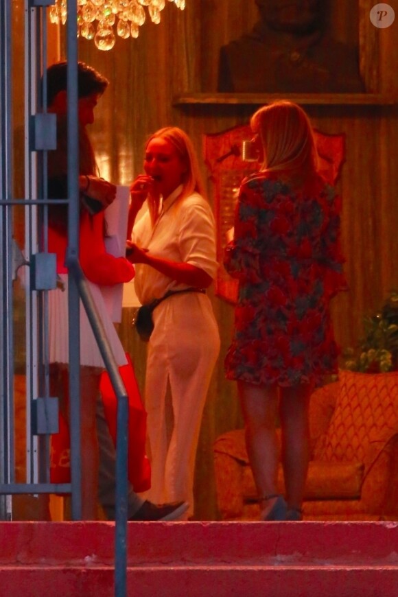 Exclusif - Kate Hudson, Sia et Maddie Ziegler fêtent la fin du tournage du film "Sister" à Los Angeles le 10 septembre 2017.