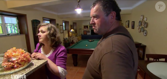 La joviale Françoise et Jean-Marc dans "L'amour est dans le pré", le 18 septembre 2017 sur M6.
