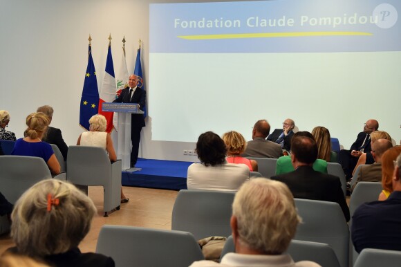 Exclusif - Eric Ciotti, le député et conseiller départemental des Alpes Maritimes, lors de la remise du Prix Claude Pompidou pour la recherche sur la maladie d'Alzheimer à l'institut Claude Pompidou à Nice le 8 septembre 2017. Ce prix est un chèque d'un montant de 100 000 Euros. Cette année, le professeur Buisson a été récompensé pour ses travaux. © Bruno Bebert / LMS / Bestimage