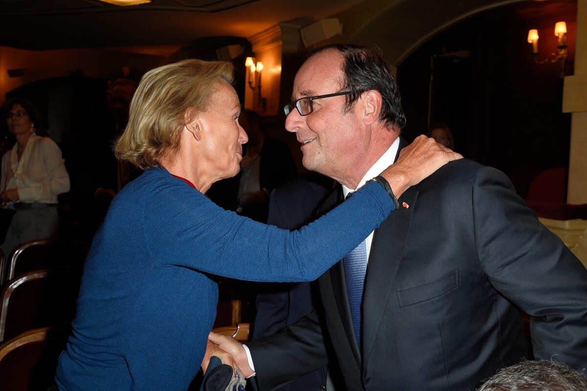 photo semi exclusif christine ockrent et françois hollande à la