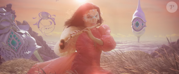 Image extraite du clip "The Gate" de Björk, premier extrait de son nouvel album, publié le 18 novembre 2017.