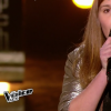 Cassidy lors de la demi-finale de "The Voice Kids 4" (TF1), le 23 septembre 2017.
