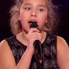 Ilyana lors de la demi-finale de "The Voice Kids 4" (TF1), le 23 septembre 2017.