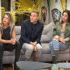 Makao, Barbara, Jordan et Laura lors de la quotidienne de "Secret Story 11" (NT1), le 21 septembre 2017.