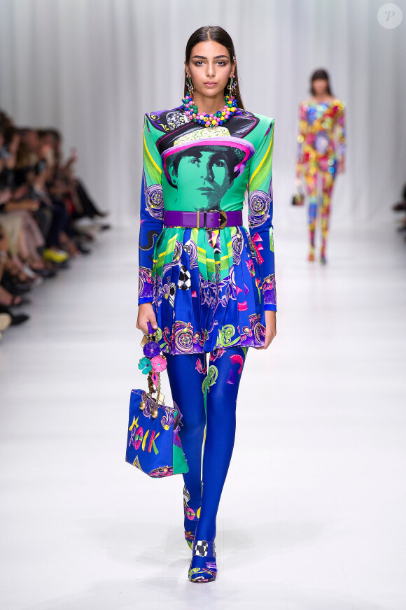 Défilé de mode printemps-été 2018 "Versace" lors de la fashion week de Milan. Le 22 septembre 2017  Women Fashion Show SS 2018 Versace catwalk Milan - Italy 22 september 201722/09/2017 - Milan