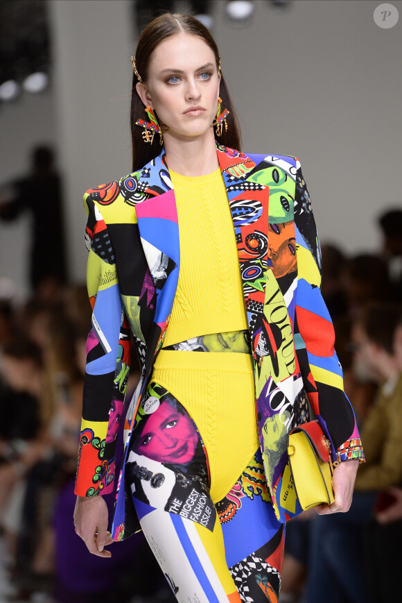 Défilé de mode printemps-été 2018 "Versace" lors de la fashion week de Milan. Le 22 septembre 2017  Women Fashion Show SS 2018 Versace catwalk Milan - Italy 22 september 201722/09/2017 - Milan