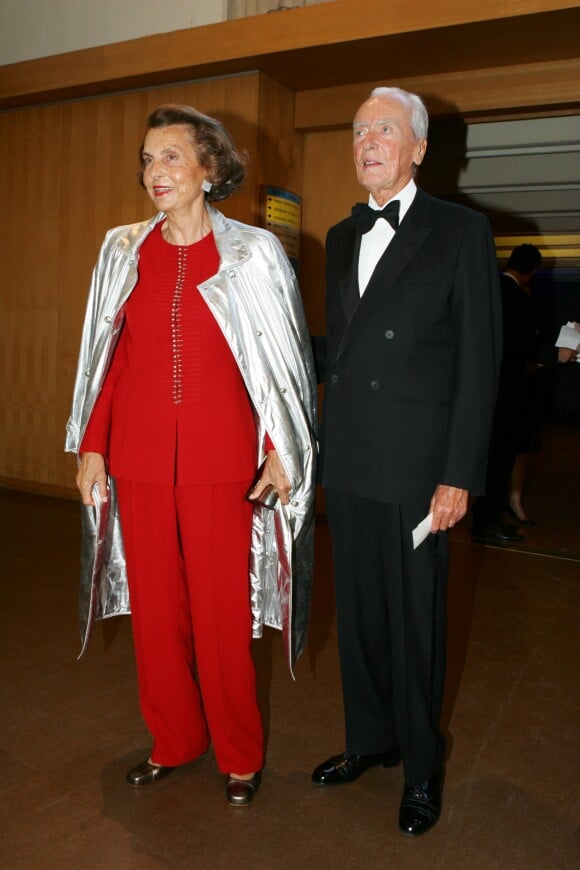 Liliane Bettencourt et son mari André, photo d'archives.