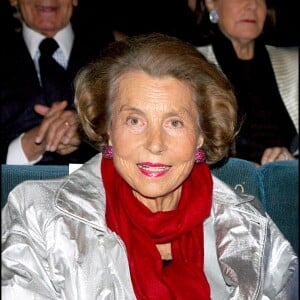 Liliane Bettencourt en septembre 2008 lors de l'avant-première du film Faubourg 36 à Paris.