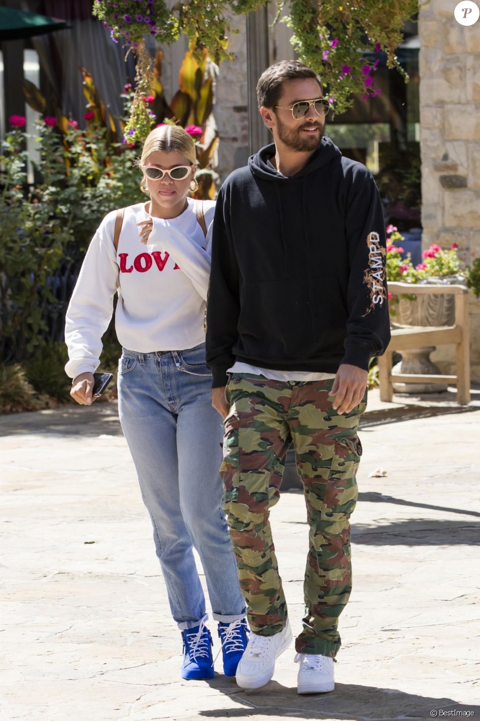 Exclusif - Scott Disick et Sofia Richie sont allés déjeuner au