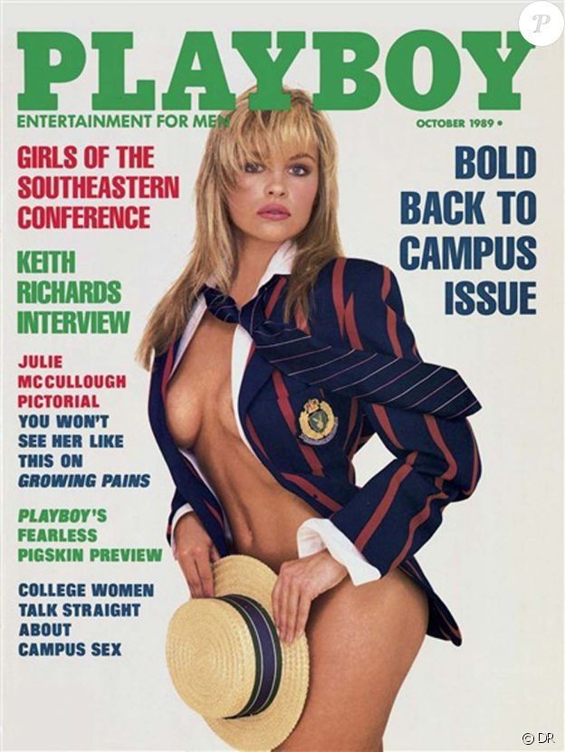 Pamela Anderson pour le magazine Playboy, octobre 1989