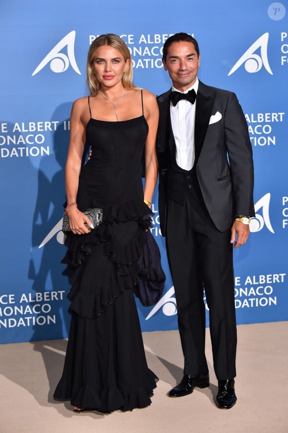 Juliette Perkins lors du 1er "Gala pour l'Océan de Monte-Carlo" sur les terrasses de l'Opéra à Monaco. Les bénéfices de cette soirée seront reversés à la Fondation Prince Albert II de Monaco. L. DiCaprio a été récompensé pour ses actions exemplaires concernant la préservation de la planète. Monaco, le 28 septembre 2017. © Bruno Bebert/Bestimage