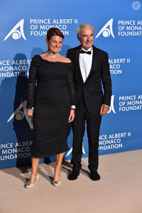 Catherine Pastor lors du 1er "Gala pour l'Océan de Monte-Carlo" sur les terrasses de l'Opéra à Monaco. Les bénéfices de cette soirée seront reversés à la Fondation Prince Albert II de Monaco. L. DiCaprio a été récompensé pour ses actions exemplaires concernant la préservation de la planète. Monaco, le 28 septembre 2017. © Bruno Bebert/Bestimage