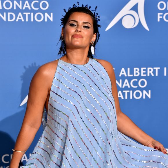 Nelly Furtado lors du 1er "Gala pour l'Océan de Monte-Carlo" sur les terrasses de l'Opéra à Monaco. Les bénéfices de cette soirée seront reversés à la Fondation Prince Albert II de Monaco. L. DiCaprio a été récompensé pour ses actions exemplaires concernant la préservation de la planète. Monaco, le 28 septembre 2017. © Bruno Bebert/Bestimage