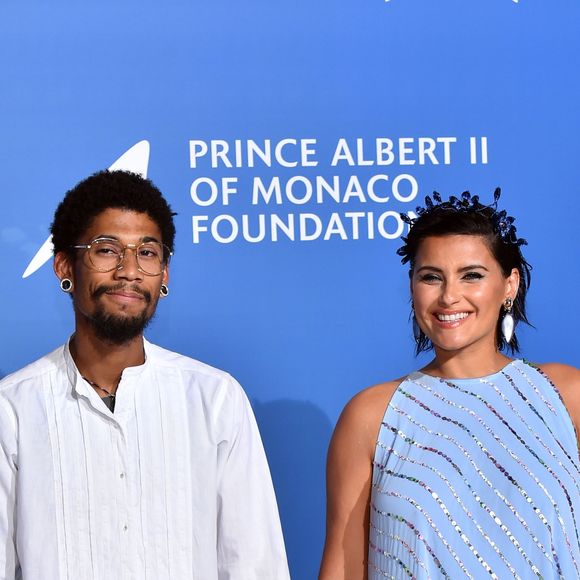 Gerard Long II et Nelly Furtado lors du 1er "Gala pour l'Océan de Monte-Carlo" sur les terrasses de l'Opéra à Monaco. Les bénéfices de cette soirée seront reversés à la Fondation Prince Albert II de Monaco. L. DiCaprio a été récompensé pour ses actions exemplaires concernant la préservation de la planète. Monaco, le 28 septembre 2017. © Bruno Bebert/Bestimage