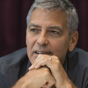 George Clooney en conférence de presse au Toronto International Film Festival 2017 (TIFF), le 9 septembre 2017.