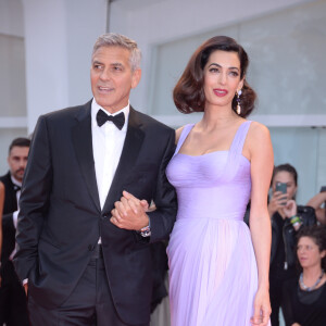 George Clooney et sa femme Amal Alamuddin à la première de "Suburbicon" au 74e Festival International du Film de Venise (Mostra), le 2 septembre 2017.