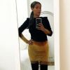 Amel Bent, enceinte de son deuxième enfant, pose en cuissardes sur Instagram le 9 septembre 2017.