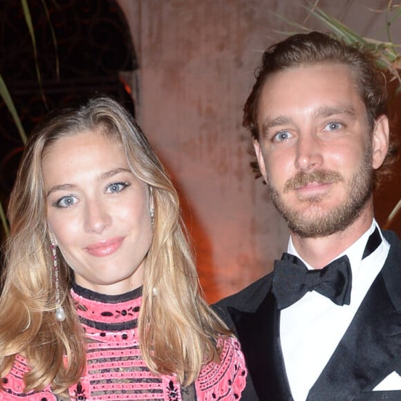 Beatrice Borromeo et son mari Pierre Casiraghi lors du dîner des "Franca Sozzani Awards" au 74e Festival International du Film de Venise, le 1er septembre 2017.