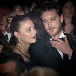 Pierre Casiraghi et Béatrice Borromeo lors du 63e Bal de la Rose au Sporting Monte-Carlo à Monaco le 18 mars 2017. © Gaetan Luci / Palais Princier / SBM via Bestimage