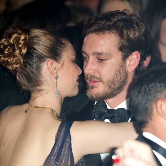 Beatrice Borromeo et Pierre Casiraghi au 63e Bal de la Rose au Sporting de Monte-Carlo à Monaco, le 18 mars 2017. © Pierre Villard / Palais Princier / SBM via Bestimage