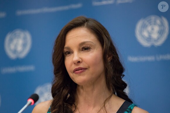 Conférence de presse de Ashley Judd pour sa nomination comme ambassadrice de bonne volonté pour l'UNFPA, le fond des Nations-Unis pour la population le 15 mars 2016