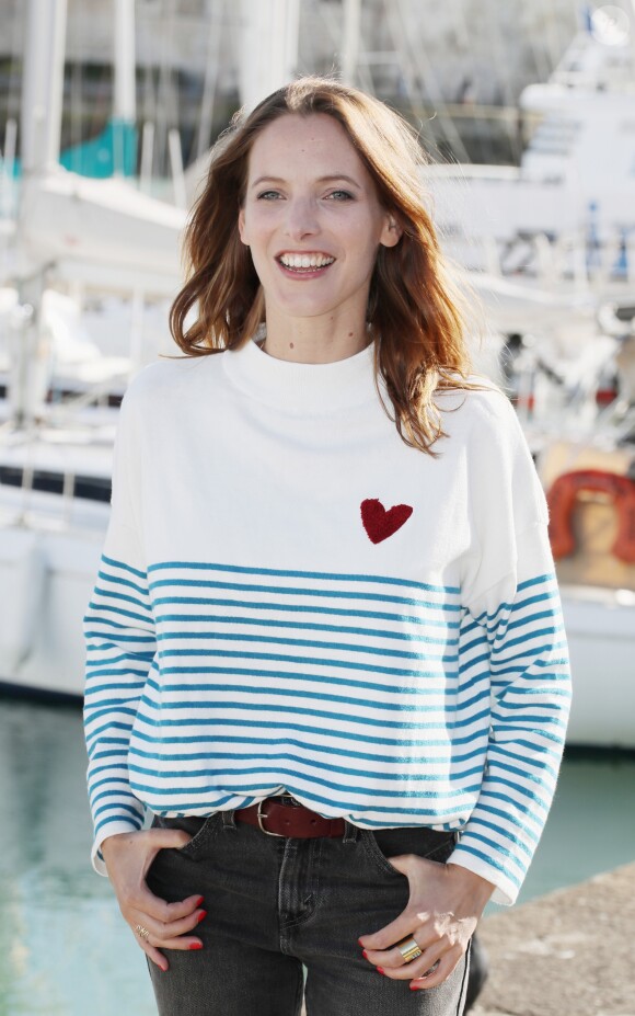 Elodie Varlet de la série CUT - Photocall lors du 19e Festival de la Fiction TV de La Rochelle. Septembre 2017.
