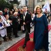 Le Prince Philip avec sa mère Maria da Gloria d'Orléans-Bragance lors de son mariage à Belgrade, le 7 octobre 2017, avec Danica Marinkovic.