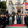 Photo du mariage à Belgrade, le 7 octobre 2017, du prince Philip de Serbie, fils du prince héritier Alexander de Serbie et de la princesse Maria da Gloria d'Orléans-Bragance, et de Danica Marinkovic.