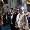 Photo du mariage à Belgrade, le 7 octobre 2017, du prince Philip de Serbie, fils du prince héritier Alexander de Serbie et de la princesse Maria da Gloria d'Orléans-Bragance, et de Danica Marinkovic.