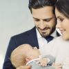 Le prince Gabriel de Suède dans les bras de ses parents le prince Carl Philip et la princesse Sofia, photographiés par Erika Gerdemark en septembre 2017. © Erika Gerdemark / Cour royale de Suède
