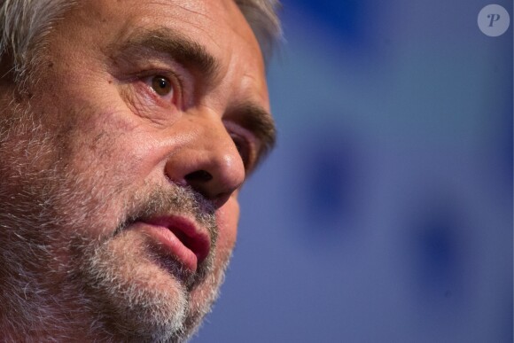 Luc Besson lors de la première de "Valerian et la Cité des Mille Planètes" à Moscou, le 27 juillet 2017.